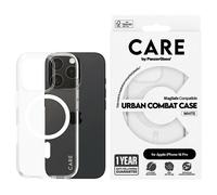 Custodia CARE by PanzerGlass Flagship per iPhone 16 Pro 6.3" bianca con MagSafe