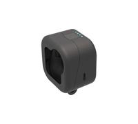 Custodia caricabatterie compatibile con Insta360 Go Ultra, box di ricarica rapida per action camera, stazione di ricarica hub, caricabatterie rapido (fotocamera non inclusa) (nero)
