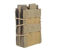Custodia Caricatore Tattica, Open Top Doppio Magazine Pouch Molle in 1000D Nylon con Cinghie Elastiche per M4 M14 M16 G36 AR15