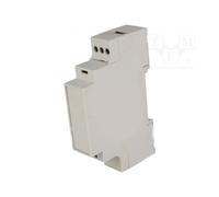 Custodia case 1 modulo guida DIN plastica PPO dimensioni 90 x 17,5 x 53mm grigio