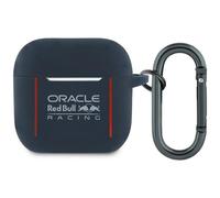 Custodia Case AirPods 4 ORACLE Red Bull Racing Silicone Blu Logo Tori