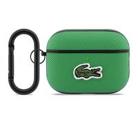 Custodia Case Per AirPods Pro 3 Lacoste Verde Logo Coccodrillo Con Moschettone