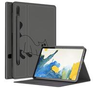 Custodia Cat Ghosts per Samsung Galaxy Tab S8 (2022) / Galaxy Tab S7 (2020) 11 pollici, custodia con angoli di visualizzazione multipli con supporto S Pen Auto Sleep/Wake per Galaxy Tab S8 2022