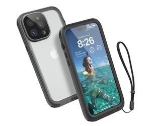 Custodia Catalyst Waterproof Total Protection per iPhone 14 Pro Max 5 volte pi impermeabile, schermo reattivo e Face ID, immagini perfette, resi