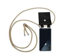 Custodia Catena per Apple iPhone X / XS Cover Collana Protezione Silicone Corda