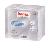 Hama Custodia 10 CD Doppia, Trasparente