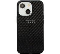 Custodia Cellulare Custodia IPHONE 14 Audi Carbonio Ottica Nero Argento