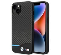 Custodia Cellulare Custodia IPHONE 14 Plus BMW Pelle Tricolor Nero Carbonio