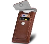 Custodia cellulare per Apple iPhone 15 cintura custodia sottile flip case cus...