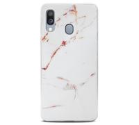 Custodia Cellulare per Samsung Galaxy A40 Case Effetto Marmo Cover Slim...