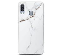 Custodia Cellulare per Samsung Galaxy A40 Case Effetto Marmo Cover Slim Custo...