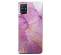 ONEFLOW Custodia Sense Case per Galaxy A51 – Effetto marmo, silicone con lustrini, Affection