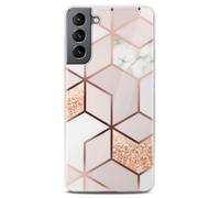 Custodia Cellulare per Samsung Galaxy S21 Case Effetto Marmo Cover Slim...