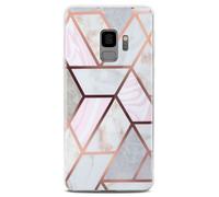 Custodia Cellulare per Samsung Galaxy S9 Case Effetto Marmo Cover Slim Sottil...