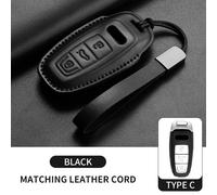 Custodia Chiave Auto Pelle con Portachiavi per Audi A3 A4 A5 A6 Q5 Q7 Q8