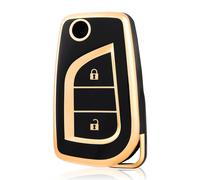 Custodia Chiave Cover Chiave Guscio Chiavi per Toyota RAV4 Yaris Aygo Auris