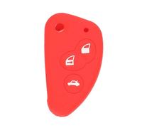 Custodia Chiave Per Alfa Per Romeo 147 166 156 JTD TS GT Custodia Protettiva Per Chiave Auto Pieghevole A 2/3 Pulsanti(3 Button Red)