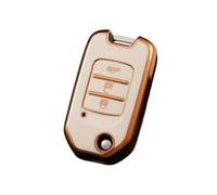 Custodia Chiave Per Civic Per HRV Per CRV Per XRV Per Crider Per Odyssey Per Pilot Per Accord Custodia Protettiva Chiave A Conchiglia Con Copertura(Bianca)