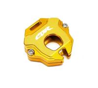 Custodia Chiave per Moto Cover Per CBR 650R CBR650R CBR500R CBR250RR CBR600RR CBR1000RR 2022 Custodia Protettiva Per Chiave Moto Portachiavi Con Badge Ricamato A Conchiglia(KC Gold)