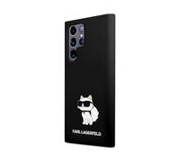 Karl Lagerfeld Custodia Per Telefono Klhcs24lsnchbck S24 Ultra S928 Silicone Choupette
