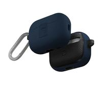 UNIQ Clyde Lock - Custodia compatibile con AirPods Pro di seconda generazione (blu reale/grigio scuro)