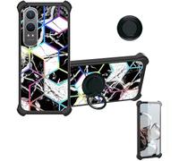Custodia Comaptibile per OnePlus Nord Ce4 Lite 5G Case Custodia [ con 9H HD Vetro Temperato] Cover Supporto PC + Silicone IMDH-HS