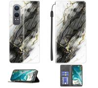 Custodia Comaptibile per OnePlus Nord Ce4 Lite 5G Case Custodia Cover Supporto Premium in PU [ con 9H HD Vetro Temperato] CPT12