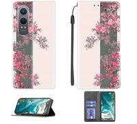 Custodia Comaptibile per OnePlus Nord Ce4 Lite 5G Case Custodia Cover Supporto Premium in PU [ con 9H HD Vetro Temperato] CPT18