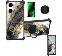 Custodia Comaptibile per OnePlus Nord Ce5 Cph2717 Cph2719 Case Custodia [ con 9H HD Vetro Temperato] Cover Supporto PC + Silicone JSH-HDL
