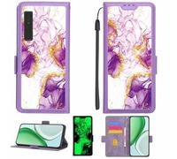 Custodia Comaptibile per Onyx Boox Palma 2 ePaper eReader Case Custodia Cover Supporto Premium in PU[Con pellicola protettiva HD con durezza 9H] [Blocco RFID][Paillettes dorate + brillanti] LPT-ZDL