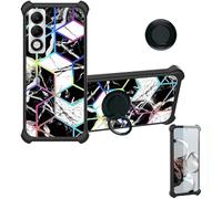 Custodia Comaptibile per Oppo A5I PRO Cph2755 Case Custodia [ con 9H HD Vetro Temperato] Cover Supporto PC + Silicone IMDH-HS
