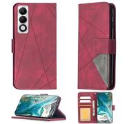 Custodia Comaptibile per Oppo A5I PRO Cph2755 Case Custodia Cover Supporto Premium in PU [ con 9H HD Vetro Temperato] BF05 Red