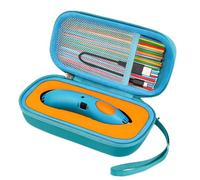 Custodia compatibile con 3Doodler Start+ Essentials (2022) per set di penne 3D per bambini, organizer per la stampa di ricariche di filamento e caricabatterie micro-USB (solo scatola)