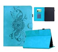 Custodia compatibile con 7" Kindle Paperwhite (12th Generation-2024) /Kindle Colorsoft Signature Edition 2024 - Cover Folio in Pelle Protettiva Case con Auto Sonno/Sveglia e Supporto - Azzurro Cielo