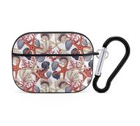 Custodia compatibile con AirPods Pro di seconda generazione, custodia carina compatibile con AirPods Pro, custodia a conchiglia con stella marina compatibile con custodia AirPods Pro 2