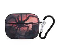 Custodia compatibile con AirPods Pro di seconda generazione - Custodia con simpatico mostro gigante sopra la città compatibile con Airpods Pro, custodia compatibile con custodia AirPods Pro 2