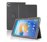 Custodia compatibile con Blackview Tab 80/Tab 10 WiFi 10.1",con Cinturino | Cinturino da polso integrato con passante for penna, pelle PU premium, protezione antiurto, nero(Tab10 wifi)