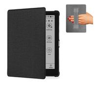 Custodia compatibile con Boox Go 6 2024 eReader Cover protettiva posteriore in acrilico trasparente con cinturino da polso(Black)