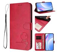 Custodia Compatibile con Cricket Magic 2 5G,Compatibile con AT&T Propel 2 5G Pelle PU Scomparto per carte Portafoglio Supporto ribaltabile Chiusura magnetica Rosered