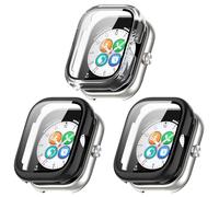 Custodia compatibile con custodia protettiva Honor Choice, con pellicola protettiva antigraffio, protezione rigida PC per smartwatch Haylou (3 pezzi)