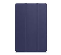 Custodia Compatibile con Doogee T36 12 Pollici Tablet PC Slim Tri-Folding Stand Flip Book Cover Funda con Guscio Posteriore Rigido(Dark Blue)