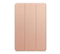 Custodia Compatibile con Doogee T36 12 Pollici Tablet PC Slim Tri-Folding Stand Flip Book Cover Funda con Guscio Posteriore Rigido(Rose Gold)