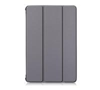 Custodia Compatibile con Doogee T36 12 Pollici Tablet PC Slim Tri-Folding Stand Flip Book Cover Funda con Guscio Posteriore Rigido(Gray)