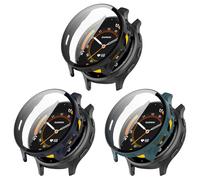 Custodia compatibile con Garmin Venu 3 / Venu 3S, con pellicola protettiva antigraffio per display, in TPU morbido (Venu 3, confezione da 3 A)