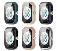 Custodia compatibile con Honor Choice, con pellicola protettiva antigraffio, protezione rigida in policarbonato per Haylou Watch Smartwatch, confezione da 6 pezzi