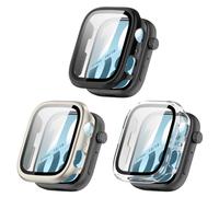Custodia compatibile con Honor Choice Watch 6i, con pellicola protettiva antigraffio, protezione rigida in policarbonato per smartwatch Honor Choice 6i, confezione da 3 pezzi