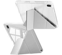 Custodia Compatibile con Huawei MatePad SE 11 Pollici 2024 con Portapenne, Chiaro Antiurto, Supporto Pieghevole a Y 6 in 1, Auto Svegliati/Sonno, Grigio