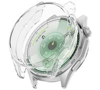 Custodia compatibile con Huawei Watch GT 6 46 mm, pellicola protettiva in TPU flessibile, antigraffio, cover protettiva per Huawei Watch GT 6 46 mm (trasparente)