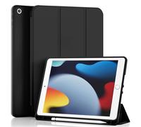 Custodia compatibile con iPad da 10,2 pollici, Smart Cover in resistente pelle PU, protezione in TPU, accesso completo ai comandi, funzione di