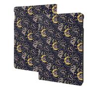 Custodia compatibile con iPad di 9a/8a/7a generazione - Compatibile con iPad 10.2, custodia a libro, funzione di accensione/spegnimento automatico, motivo cartone animato, divertente serpente luna